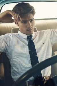 320x568 Male Model Sitting In The Car Ralph Lauren Photoshoot