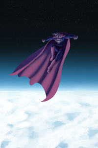 Man Of Steel Above The Clouds (750x1334) Resolution Wallpaper
