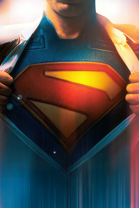 Man Of Steel Rise Above The Skies (800x1280) Resolution Wallpaper