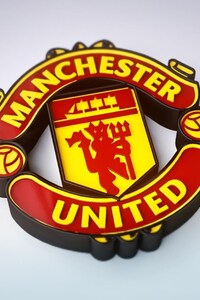 480x800 Manchester United 3D Logo