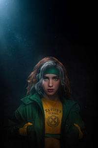 Margaret Qualley As Rogue (320x568) Resolution Wallpaper
