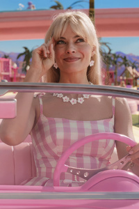 1080x2160 Margot Robbie As Barbie In Barbie Movie 2023