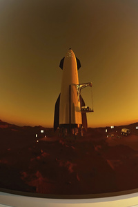 1080x1920 Mars Landing Astronaut 5k