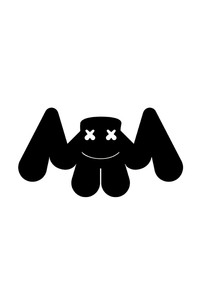 Marshmello Logo White