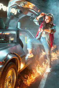 480x800 Marty Back To The Future Cosplay 5k