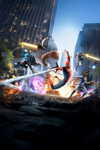 Marvel Avengers Hero (640x1136) Resolution Wallpaper