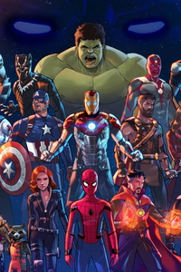 720x1280 Marvel Cinematic Universe Artwork5k