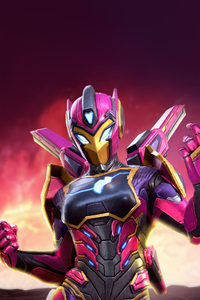 Marvel Contest Of Champions Invincible Ironheart (2160x3840) Resolution Wallpaper