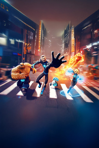 Marvel Contest Of Champions X The Fantastic Four First Steps (1242x2668) Resolution Wallpaper
