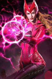 1125x2436 Marvel Duel Scarlet Witch