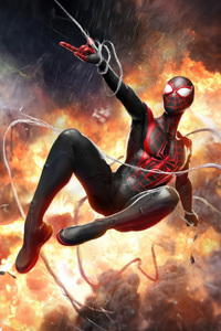 480x800 Marvel Duel Spider Man 8k
