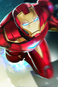 Marvel Puzzle Quest Iron Man And Spiderman 4k (320x568) Resolution Wallpaper
