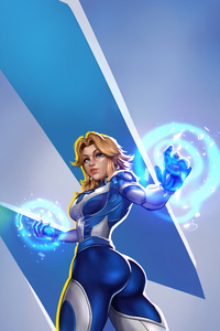 Marvel Rivals Sue Storm As Invisible Woman (480x800) Resolution Wallpaper