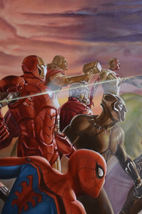 Marvel Stan Lee 4k (640x960) Resolution Wallpaper