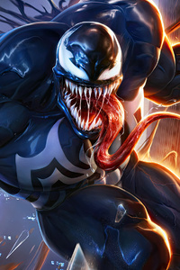 Marvel Super War Venom (320x480) Resolution Wallpaper