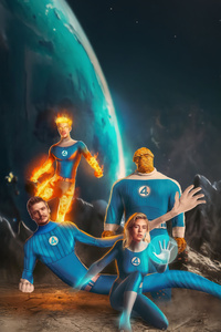 Marvel The Fantastic Four First Steps 2025 (540x960) Resolution Wallpaper