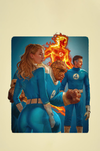 Marvel The Fantastic Four First Steps (1440x2560) Resolution Wallpaper