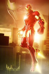 Marvel Vs Capcom 3 Iron Man 4k (640x960) Resolution Wallpaper