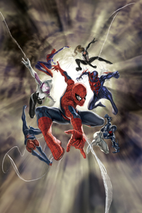 Marvels Of The Spider Universe (360x640) Resolution Wallpaper