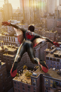 640x960 Marvels Spider Man 2 Flying Suit 5k