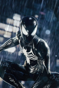 Marvels Spider Man 2 Symbiote Spider Man (1280x2120) Resolution Wallpaper