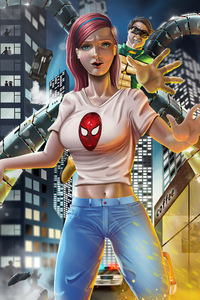 Mary Jane Watson And Dr Octupus