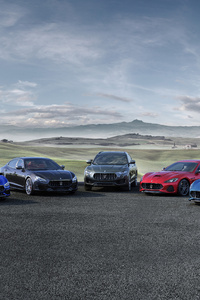 Maserati All Models (1080x2280) Resolution Wallpaper