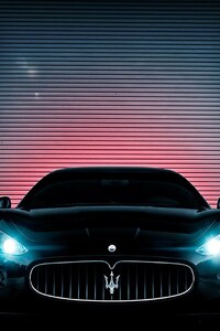 Maserati Lights (320x568) Resolution Wallpaper