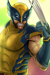 Masked Wolverine (750x1334) Resolution Wallpaper