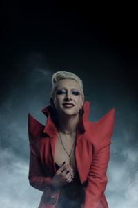 Mason Alexander Park As Desire In The Sandman Season 2 (320x568) Resolution Wallpaper