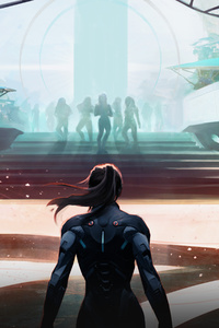 Mass Effect Andromeda N7 (360x640) Resolution Wallpaper
