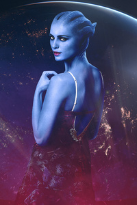 Mass Effect Andromeda Scifi Girl 4k (1080x1920) Resolution Wallpaper