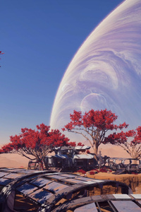 Mass Effect Andromeda World Fanart 4k (640x960) Resolution Wallpaper