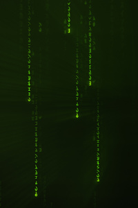 640x1136 Matrix Code Minimal
