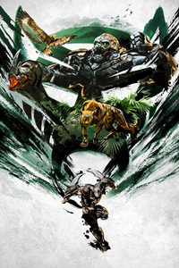 Maximal Transformers Rise Of The Beasts (2160x3840) Resolution Wallpaper