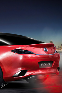 Mazda Rx7 Car Art 4k (540x960) Resolution Wallpaper