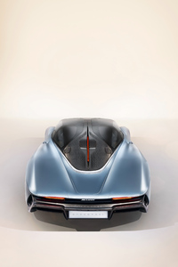 McLaren Speedtail 2018 Rear View 4k (640x1136) Resolution Wallpaper