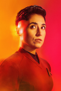 Melissa Navia As Erica Ortegas In Star Trek Strange New Worlds (1440x2560) Resolution Wallpaper
