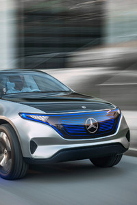 Mercedes Benz EQ Electric Car (1080x2160) Resolution Wallpaper