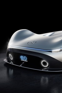 Mercedes Benz EQ Silver Arrow Concept (1280x2120) Resolution Wallpaper