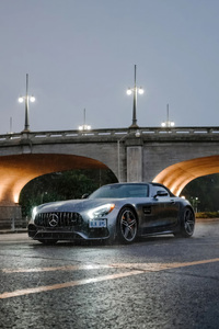 Mercedes Gts On The Open Road (540x960) Resolution Wallpaper