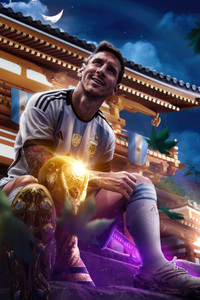 Messi (2160x3840) Resolution Wallpaper