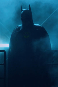 1080x2160 Michael Keaton As Batman In The Flash