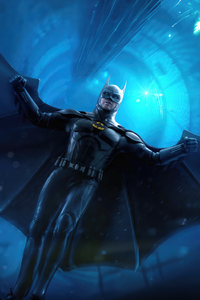 320x568 Michael Keaton As Batman In The Flash 2023 5k