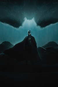 480x854 Michael Keaton Return As Batman The Flash Movie
