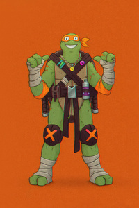 Michelangelo Teenage Mutant Ninja Turtles (2160x3840) Resolution Wallpaper