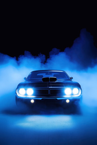 Midnight Black Challenger (540x960) Resolution Wallpaper