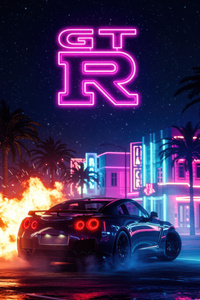 Midnight Run Gtr Edition (1280x2120) Resolution Wallpaper
