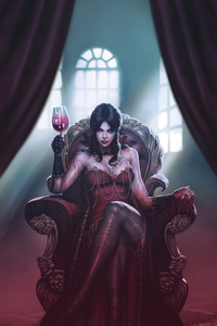 Milady From The Shadows Game (240x400) Resolution Wallpaper