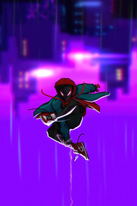 Miles Morales A Night To Remember (1080x2400) Resolution Wallpaper